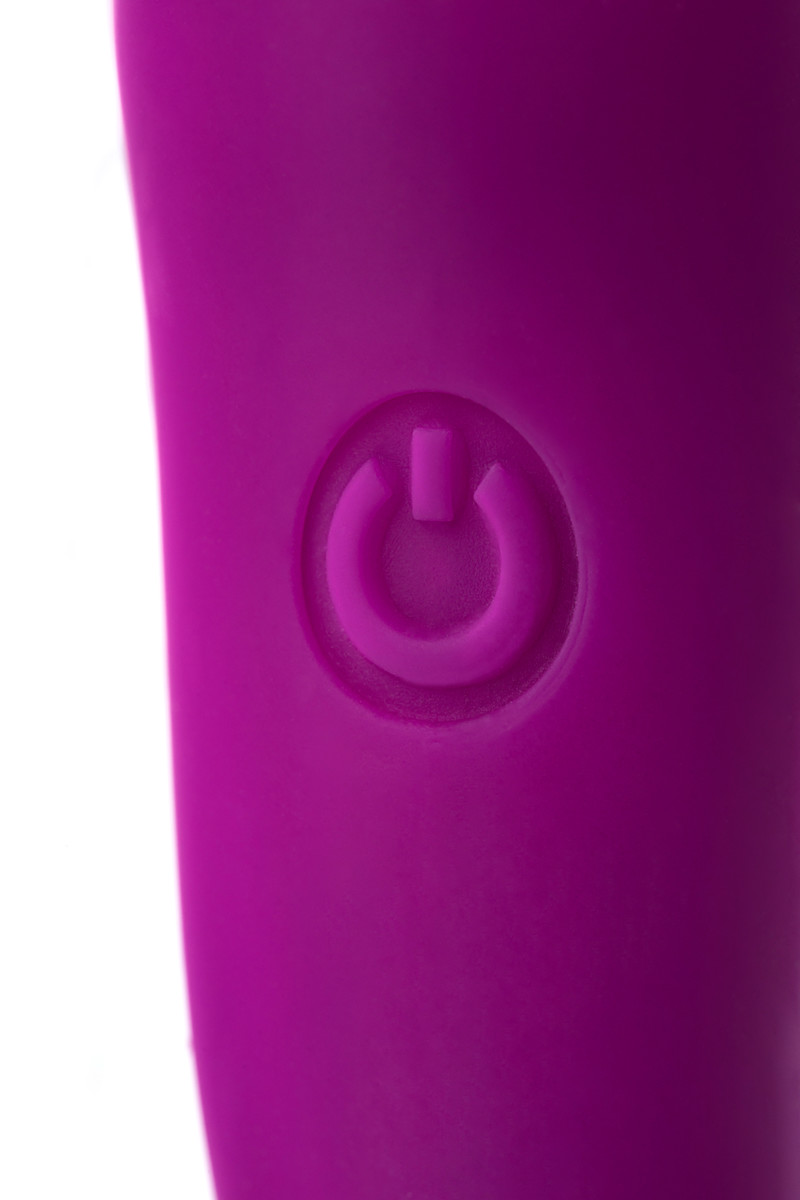 Перезаряжаемый вибратор универсальный  JOS  ANELL, 10 режимов, силикон, фиолетовый, 18,5914)х3,4 см