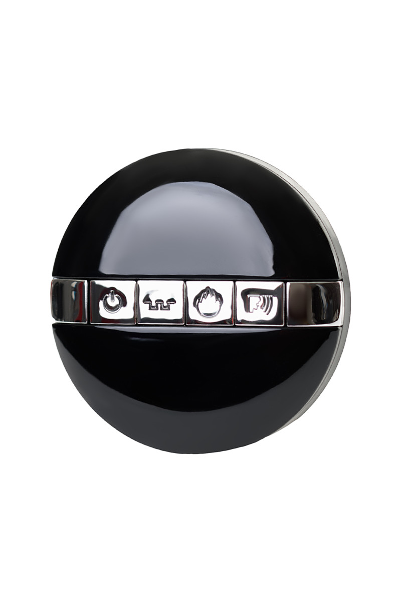 Перезаряжаемый вибростимулятор JOS TILLY  с подвижной головкой,  голосовым управлением, нагревом, 10 режимов, силикон, розовый, 11 х (2,2-3,1) смм