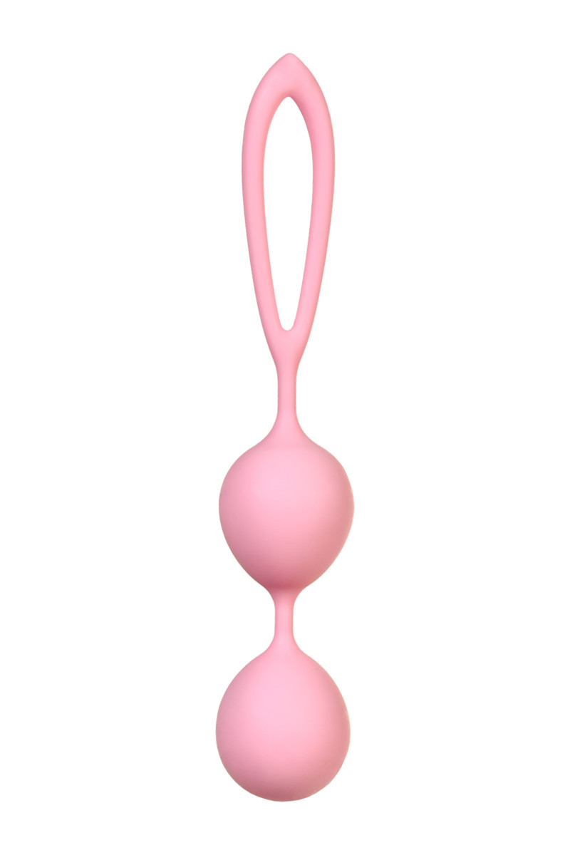 Вагинальные шарики  A-TOYS BY TOYFA, силикон, розовые,  Ø 3,1 см