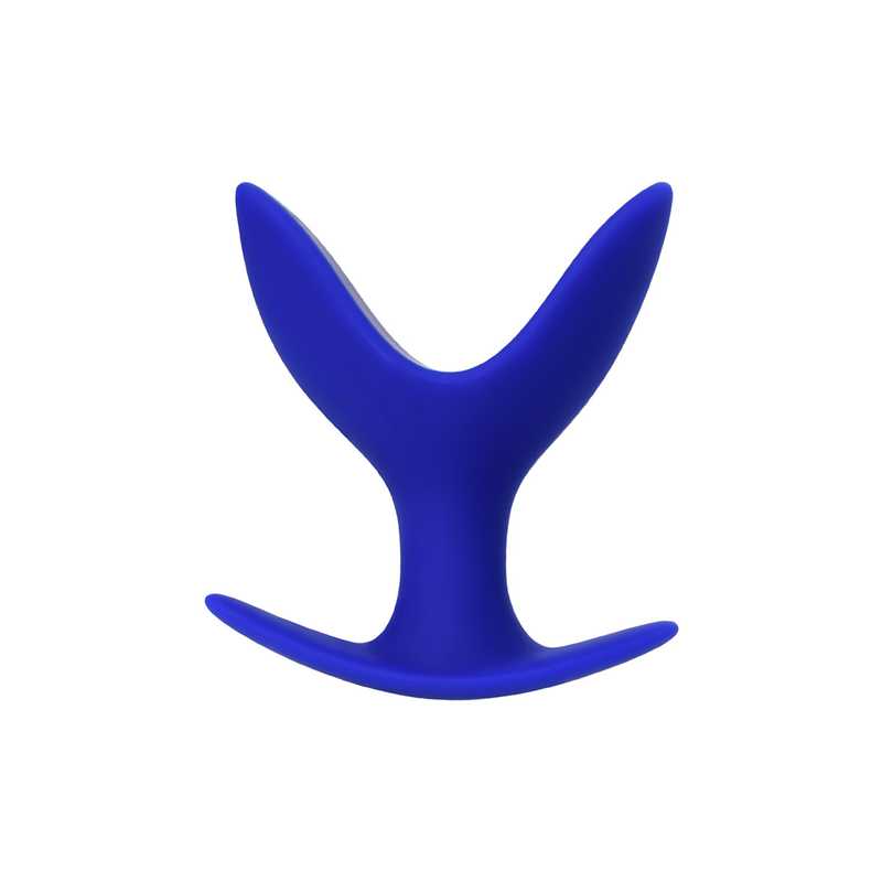 Расширяющая анальная втулкаTODO BY TOYFA BLOOM, силикон, синяя, 9 см, Ø 6,5 см