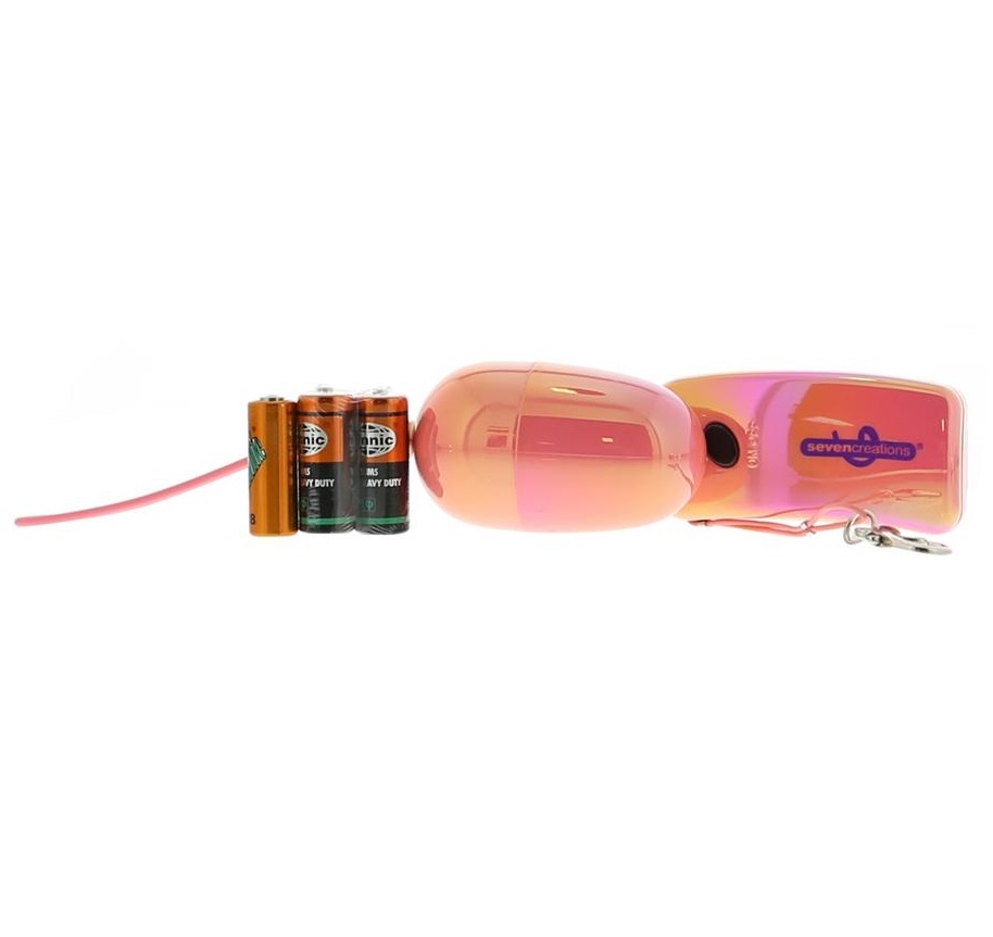 АКЦИЯ 25%! Виброяйцо с дистанционным управлением Wireless Vibrating Egg, АВС-пластик, перламутрово-розовое, 6х3,5 см