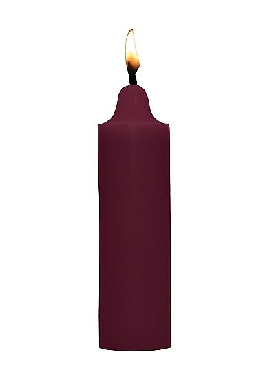 Низкотемпературная восковая BDSM-свеча Wax Play с ароматом РОЗЫ, красная, 100 гр