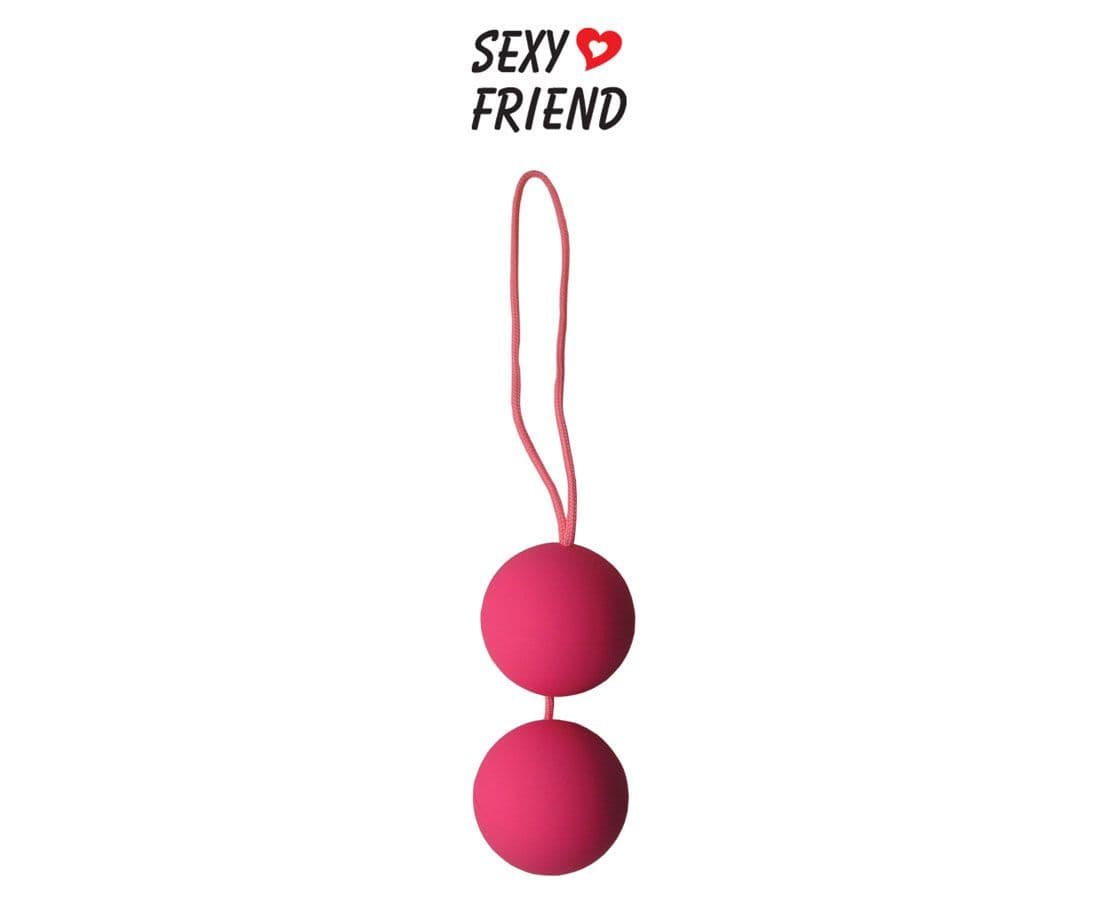 	Пластиковые шарики с шелковистым покрытием, розовые, 3,5 см
