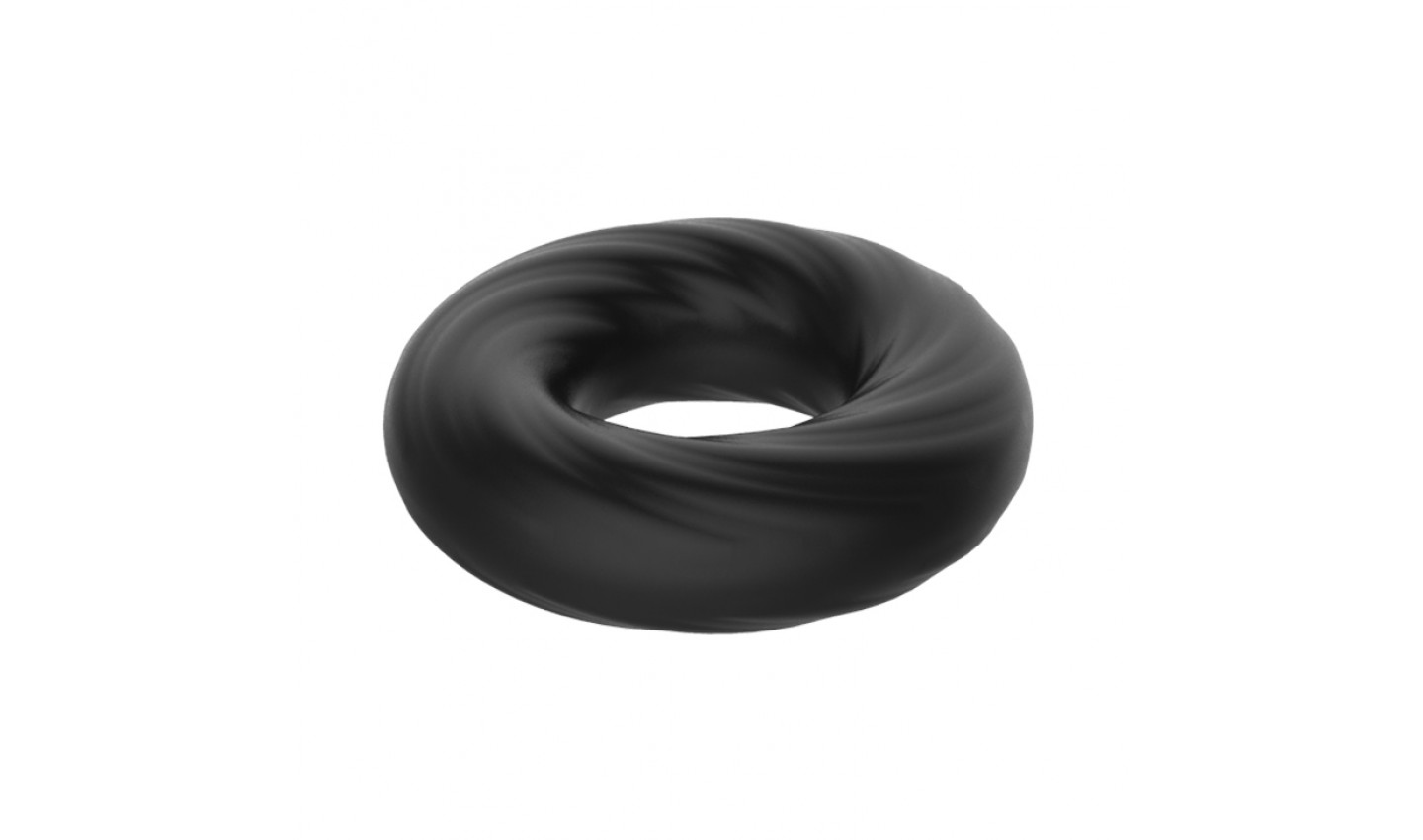 Эластичное эрекционное кольцо CRAZY BULL SUPER SOFT,  силикон,  , черное,  5 см 