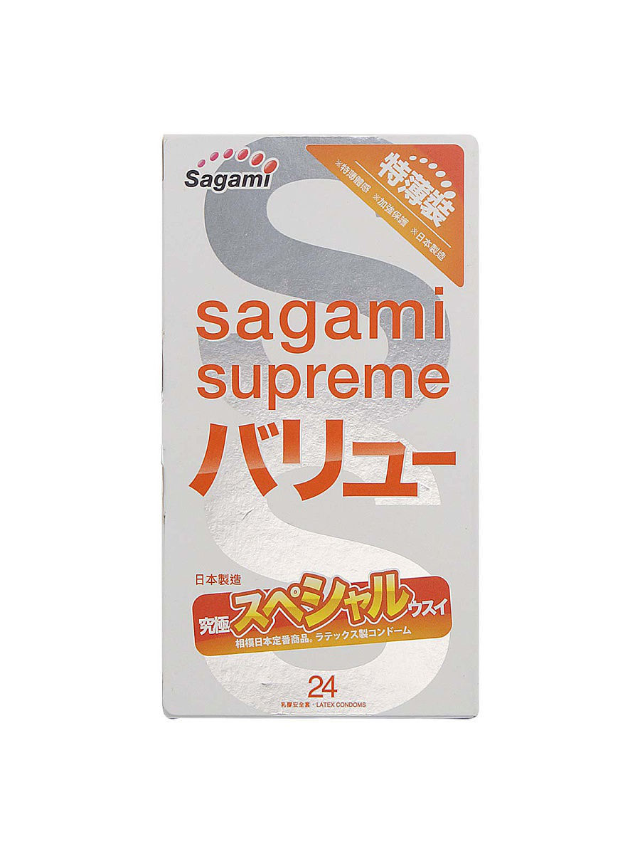 Ультратонкие презервативы SAGAMI Xtreme 0,04 мм, 24 шт.