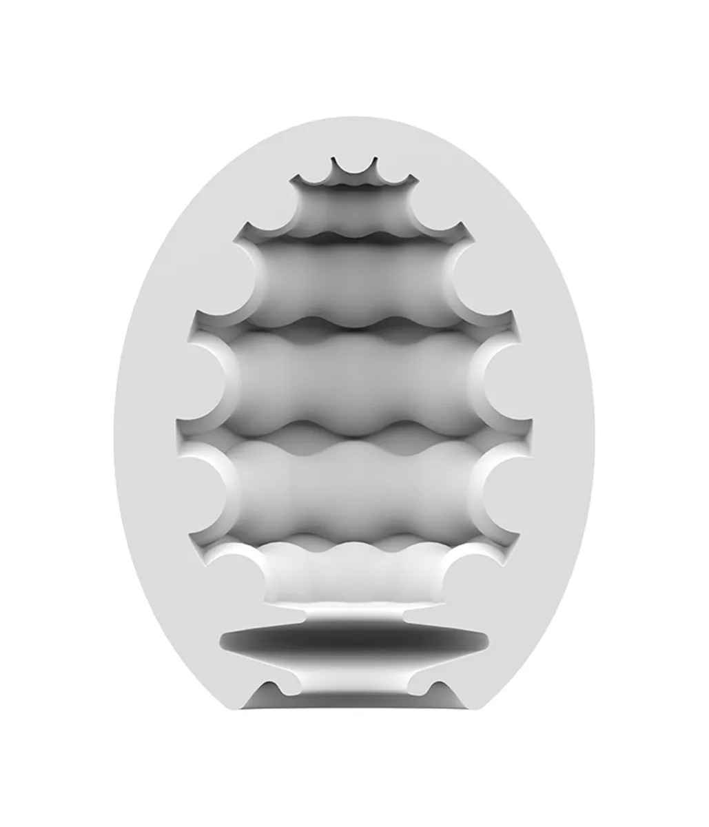  Мастурбатор - яйцо SATISFYER RIFFLE, ТПЕ, 7 x 5 см
