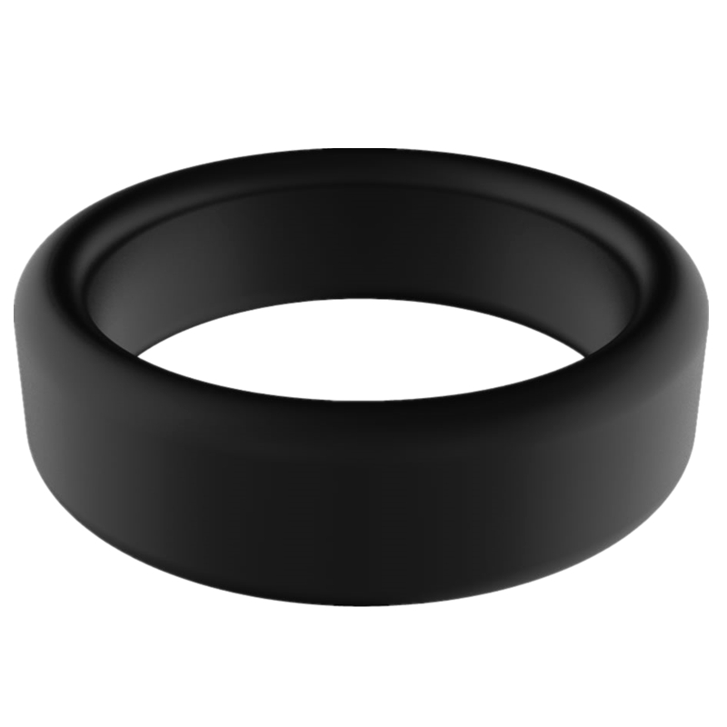 Эрекционное кольцо Ever-Star  Medical,  силикон, черное, 3,5 см