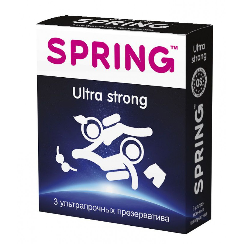 	Презервативы ультрапрочные SPRING ULTRA STRONG, 3 шт.