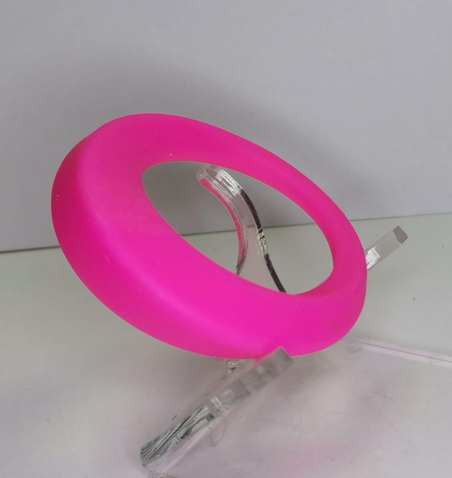 Кольцо эрекционное плотное, силикон, розовое