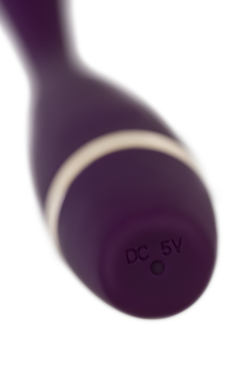 АКЦИЯ 15% Универсальный вибратор точки G LET IT G G-HUNTER, перезаряжаемый, силикон, фиолетовый, 18,5(14)х2,2 см (дефект упаковки)