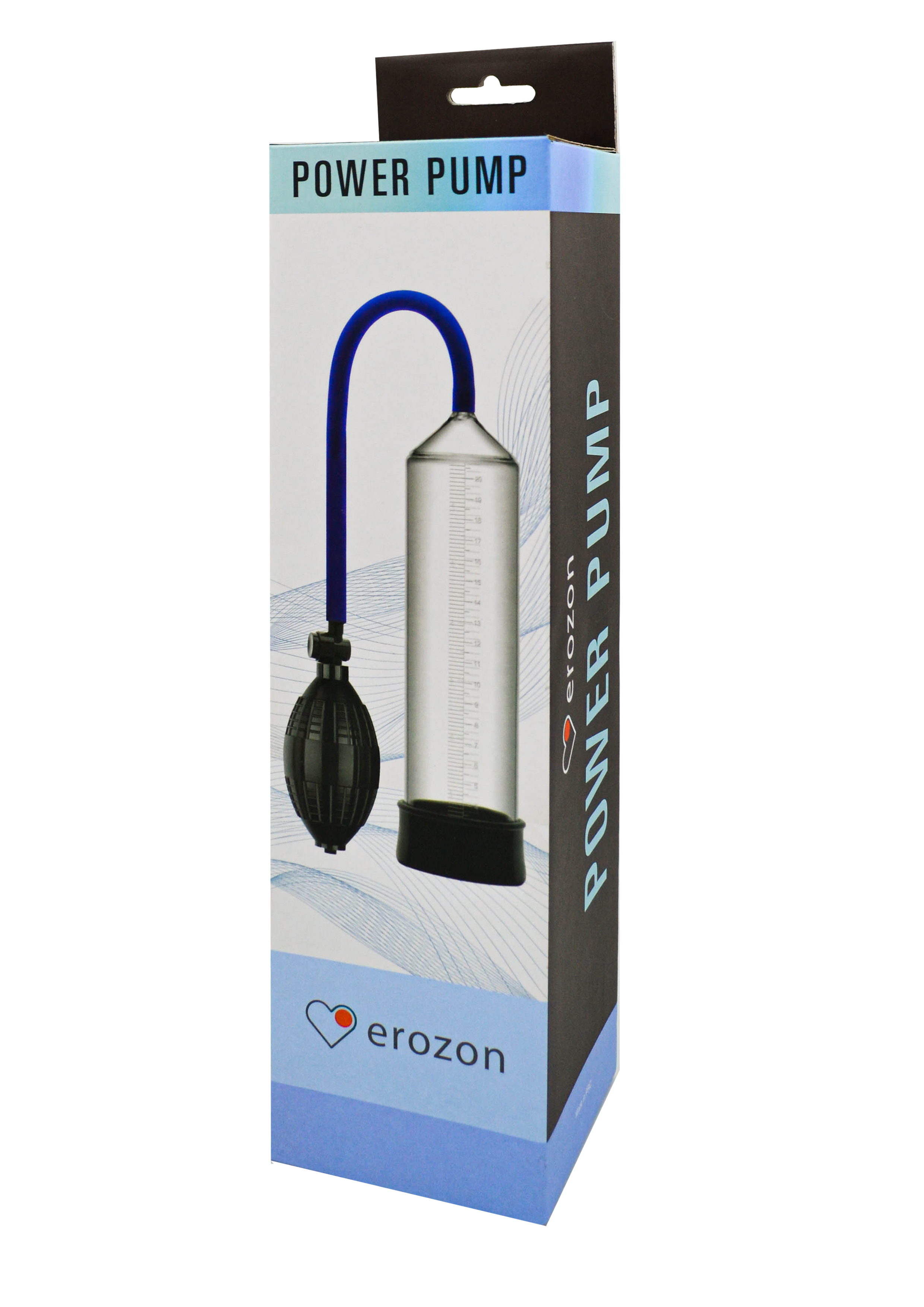Вакуумная помпа EROZON PENIS PUMP с грушей для вакуумирования, АБС пластик+ силикон, прозрачная, 24,5(20,5)х(6,3-5,6) см