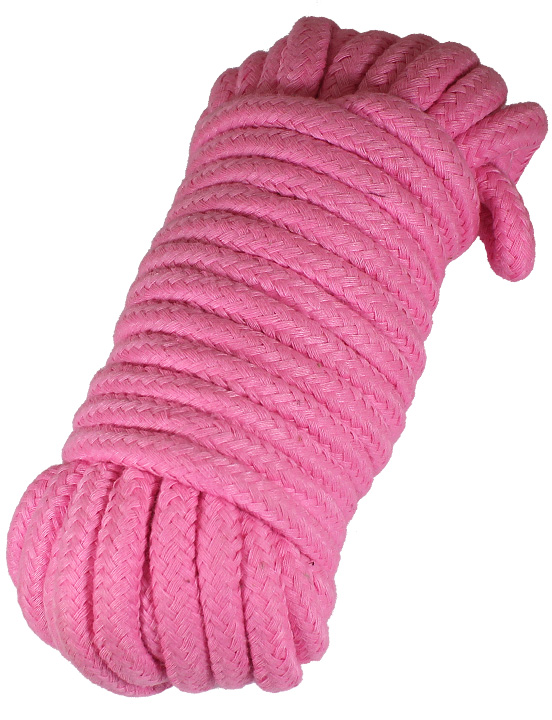 АКЦИЯ 15% Верёвка для бондажа и декоративной вязки, розовая, 10 м