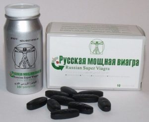 Капсулы для повышения потенции РУССКАЯ МОЩНАЯ ВИАГРА, 1 капс.