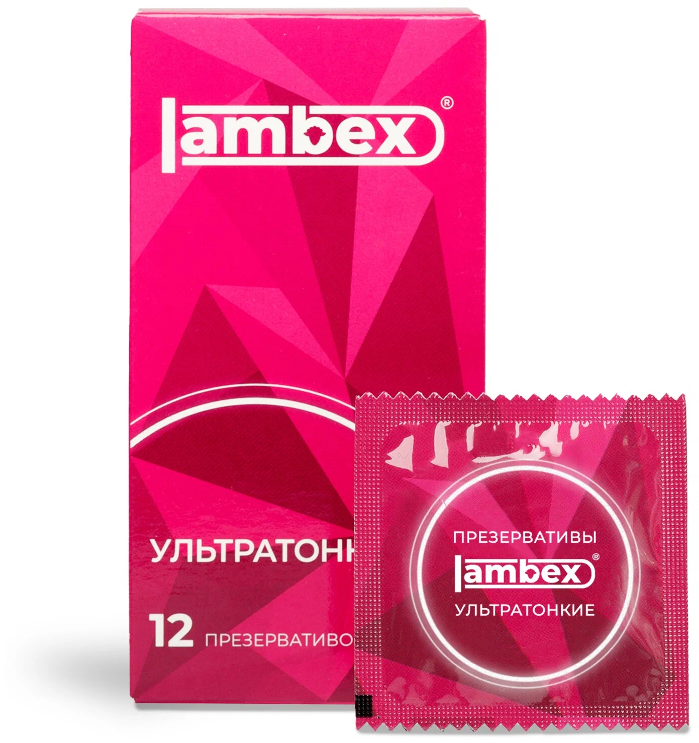 	Презервативы LAMBEX к ультратонкие, 12 шт.