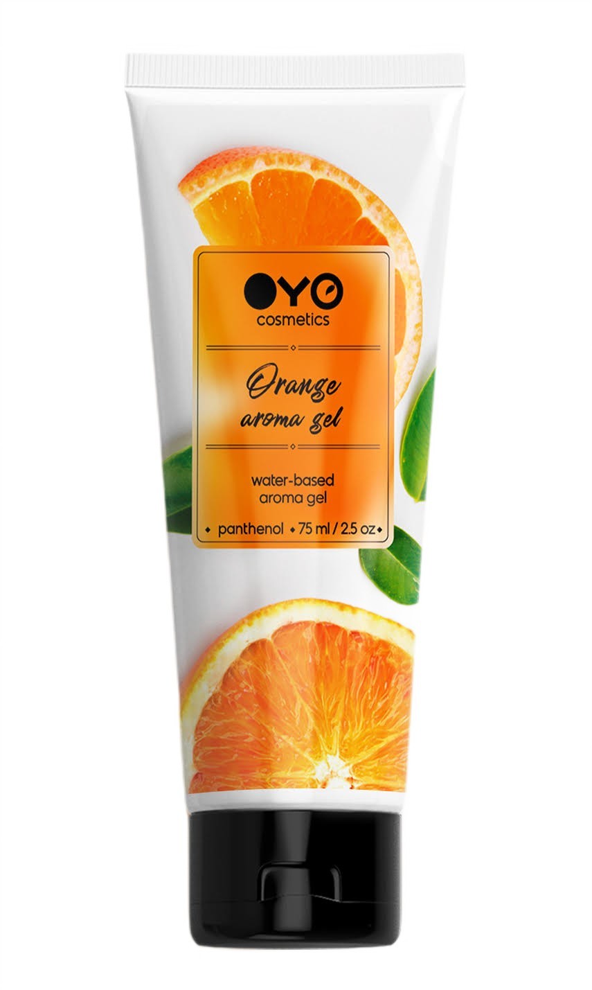 Гель ароматизированный АПЕЛЬСИН на водной основе OYO AROMA GEL Orange 75 мл 