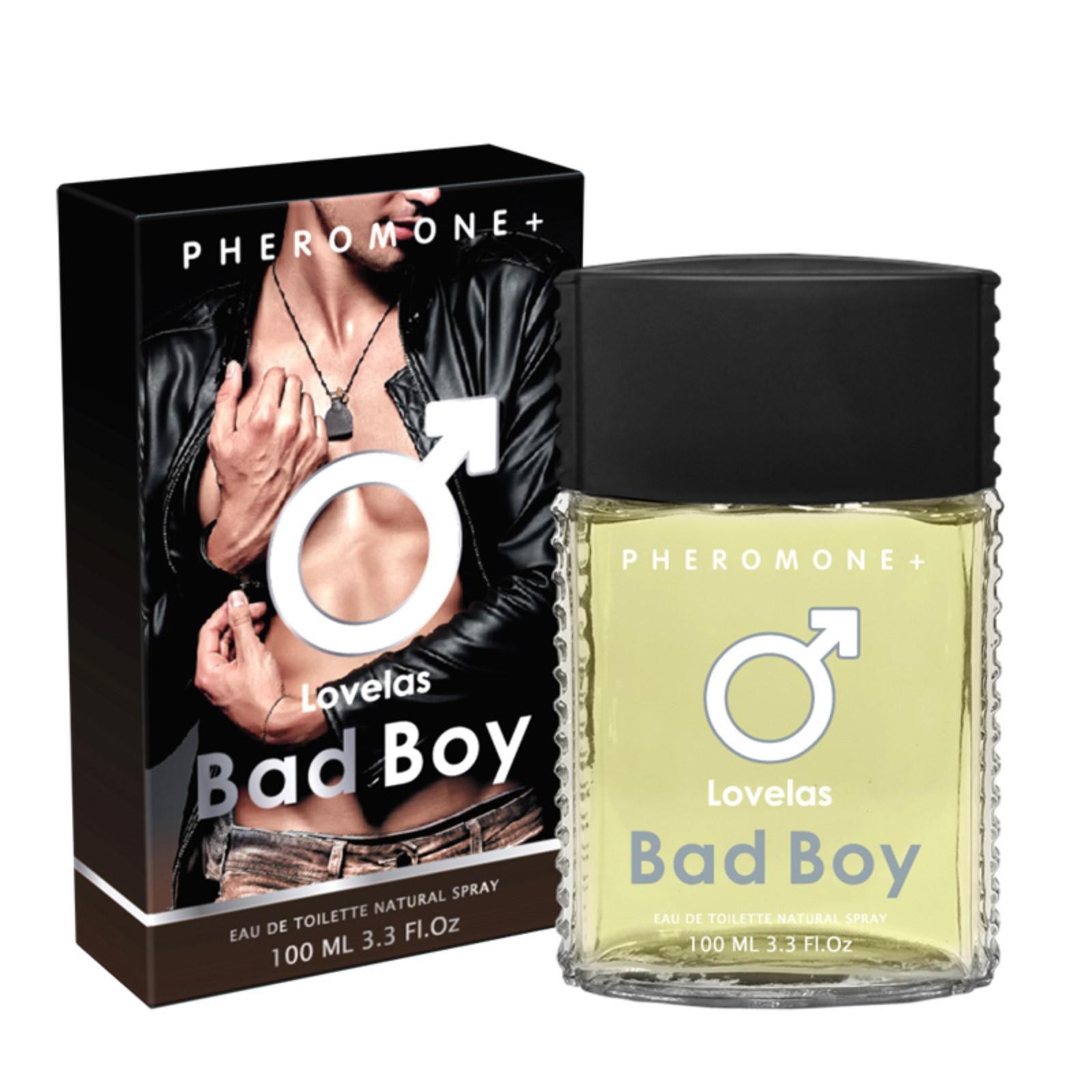 Туалетная вода мужская с феромонами LOVELAS BAD BOY аромат Egoiste Platinum (Chanel), 100 мл