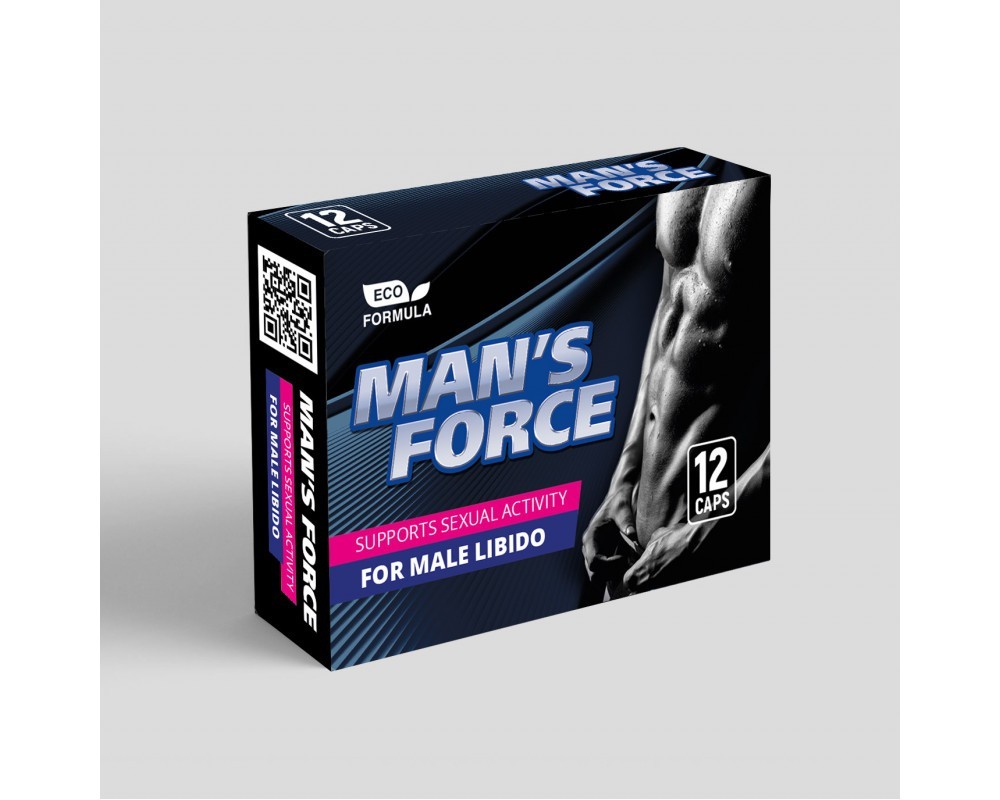 	Капсулы мужские MANS FORCE для потенции, 1 шт.