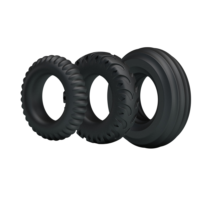 Набор эрекционных колец, ТПР, цвет черный, внешний диаметр колец - 3,6 см, 3,9 см и 4,3 см Набор эрекционных колец, ТПР, цвет черный, внешний диаметр колец - 3,6 см, 3,9 см и 4,3 см