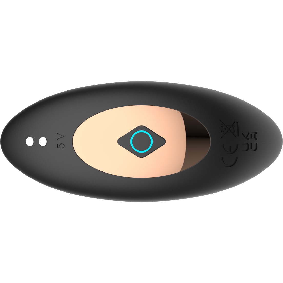 Анальная втулка REGGIE ANAL PLUG с вибрацией и эффектом маятника, 10 режимов вибрации, 10 качаний маятника, силикон, черная, цвет черный, 15(12,6)х3,2 см