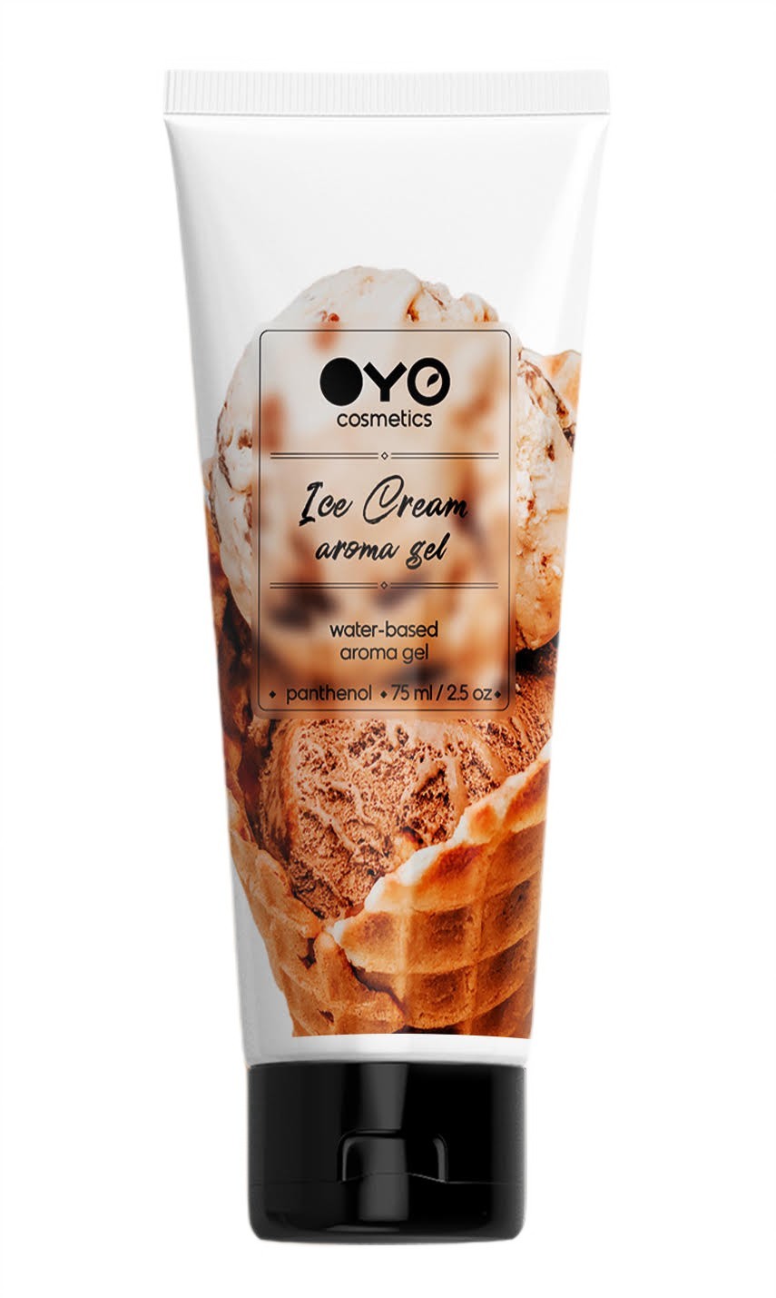 Ароматизированный интимный гель OYO AROMA GEL Ice-Cream на водной основе, 75 мл Ароматизированный интимный гель OYO AROMA GEL Ice-Cream на водной основе, 75 мл