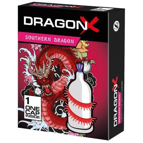 Насадка стимулирующая SITABELLA EXTENDER ДРАКОН SOUTHERN, 1 шт.