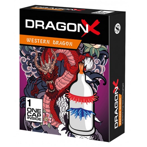 Насадка стимулирующая SITABELLA  EXTENDER ДРАКОН WESTERN, 1 шт.