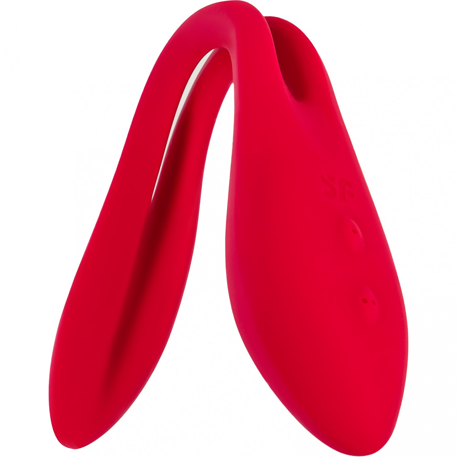 Гибкий мvногофункциональный вибратор SATISFYER ELASTIC JOY, 2 мотора, многорежимный, силикон, красный, общая длина 20 см