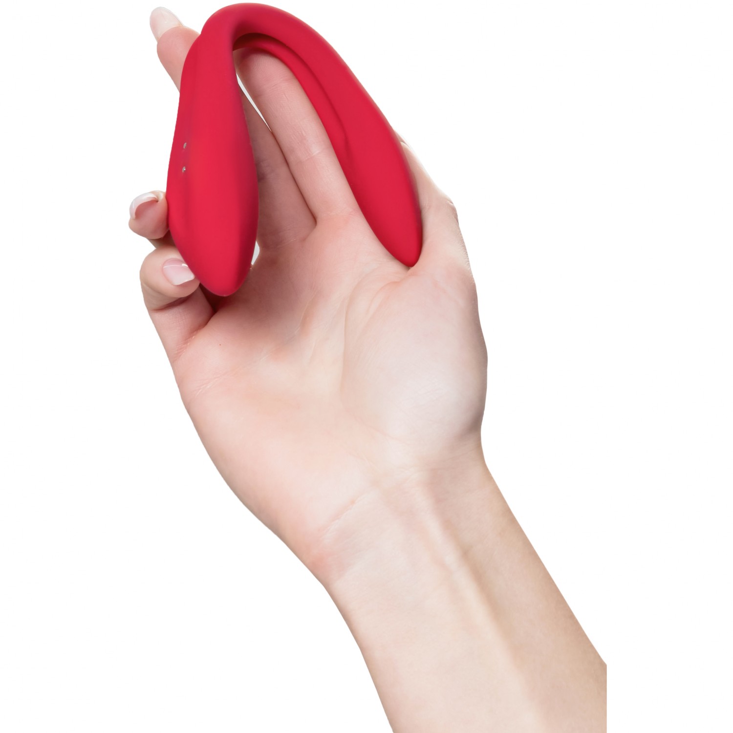 Гибкий мvногофункциональный вибратор SATISFYER ELASTIC JOY, 2 мотора, многорежимный, силикон, красный, общая длина 20 см