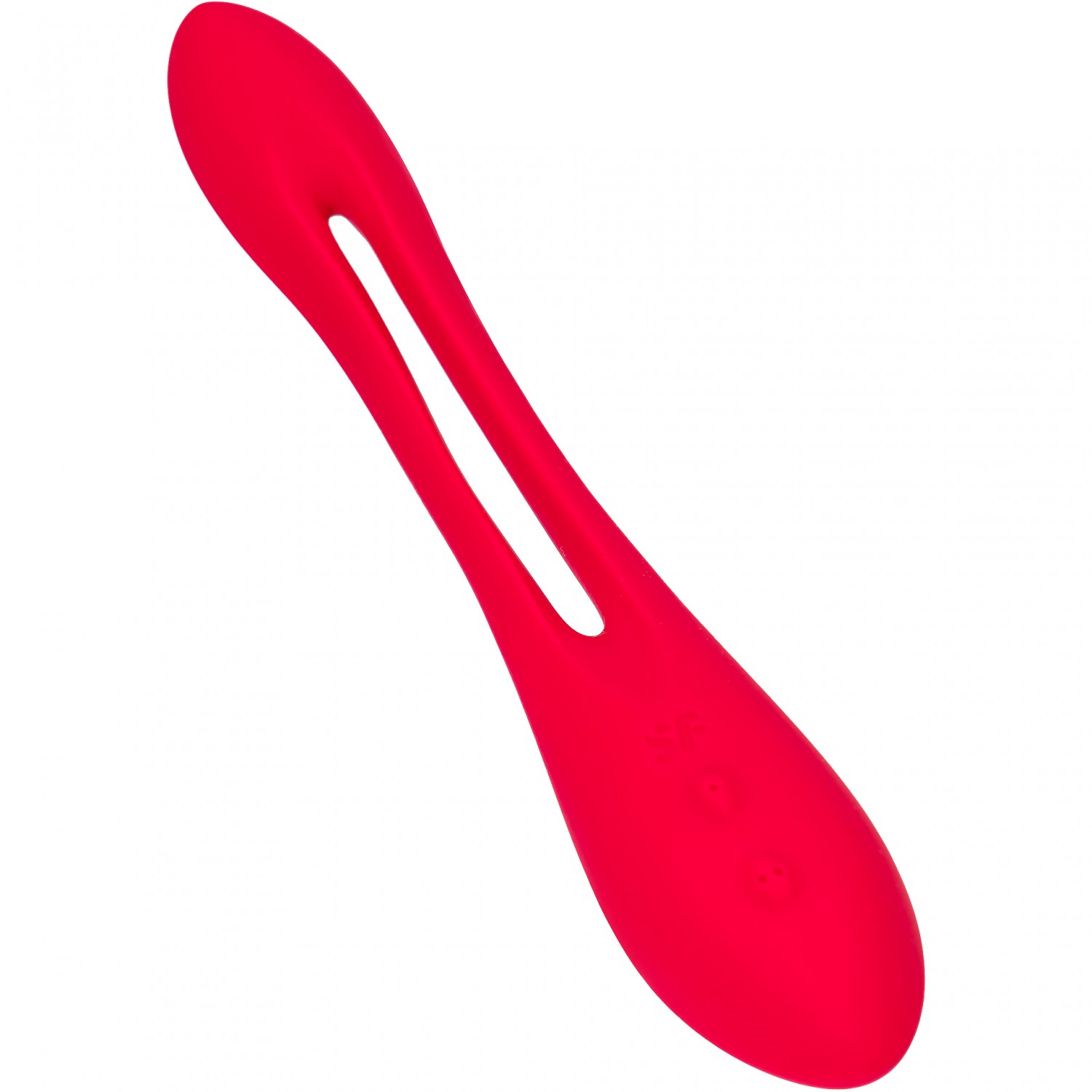 Гибкий мvногофункциональный вибратор SATISFYER ELASTIC JOY, 2 мотора, многорежимный, силикон, красный, общая длина 20 см