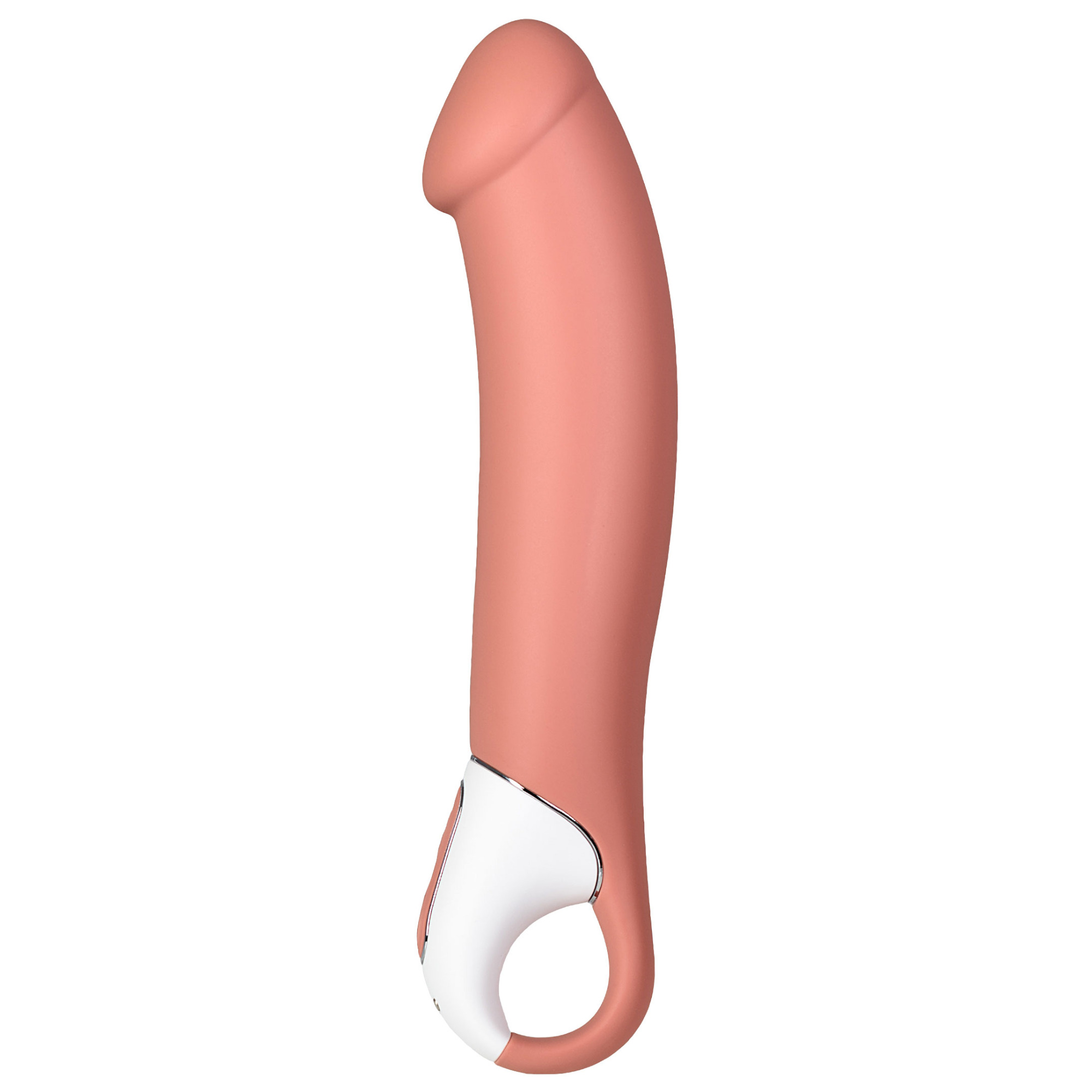 Крупный вибратор SATISFYER VIBES MASTER, 2 мотора, многоскоростной, силикон, розово-телесный, 23,5(17)х4,4 см