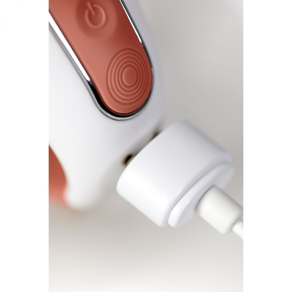 Крупный вибратор SATISFYER VIBES MASTER, 2 мотора, многоскоростной, силикон, розово-телесный, 23,5(17)х4,4 см