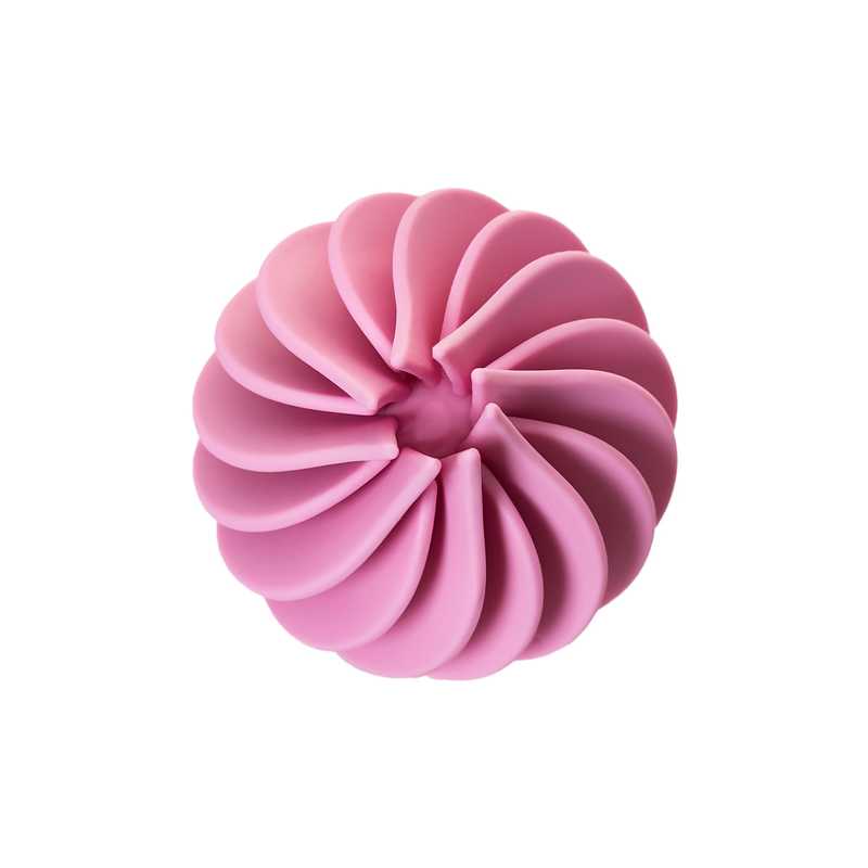Компактный вибратор SATISFYER LAYONS SWEET ТREAT СЛАДКОЕ МОРОЖЕНОЕ, 10 режимов вращения, 3 скорости, силикон, телесно- розовый, 10,4х5,6 см