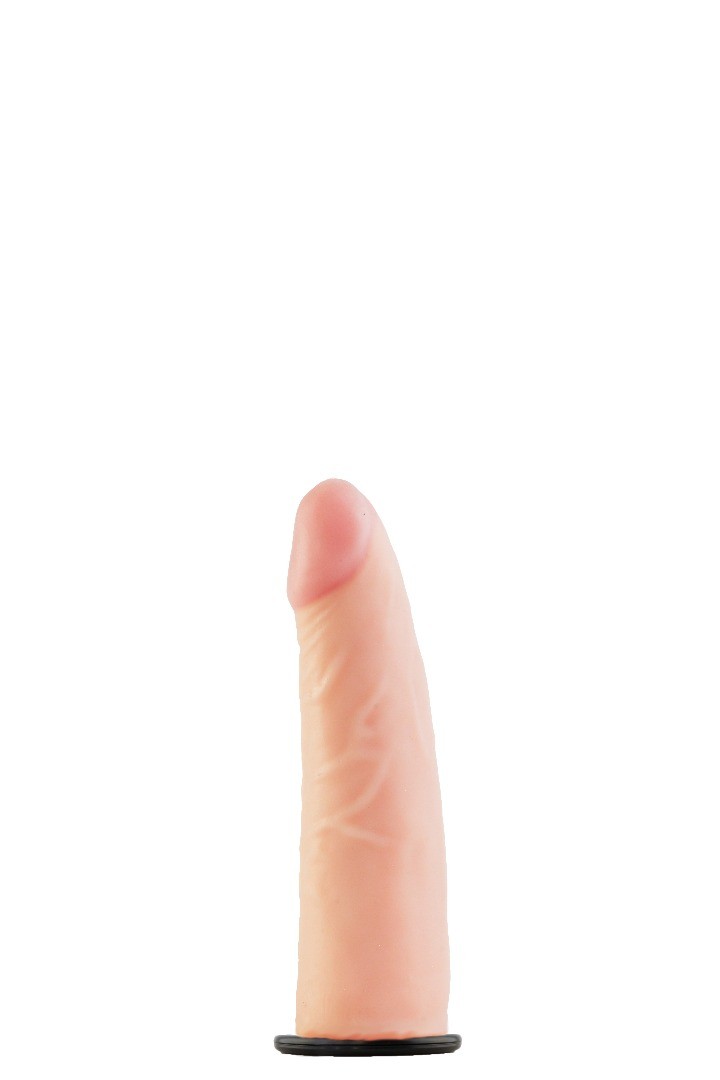 Насадка для страпона HARNESS с коннектером GREEN LINE, киберскин,  натуральная, 17,5 х3,8 см 