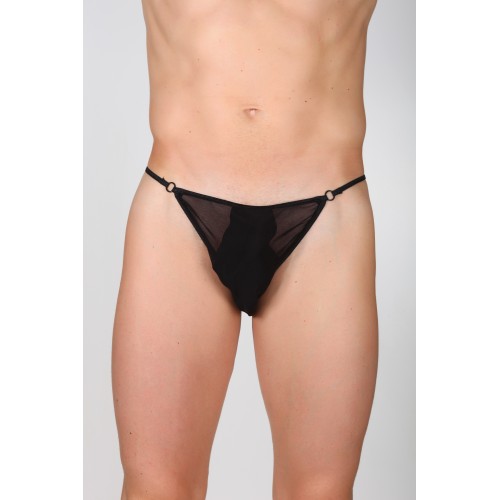 Стринги сетка с шелковым гульфиком, разм. 46, 48, 50 