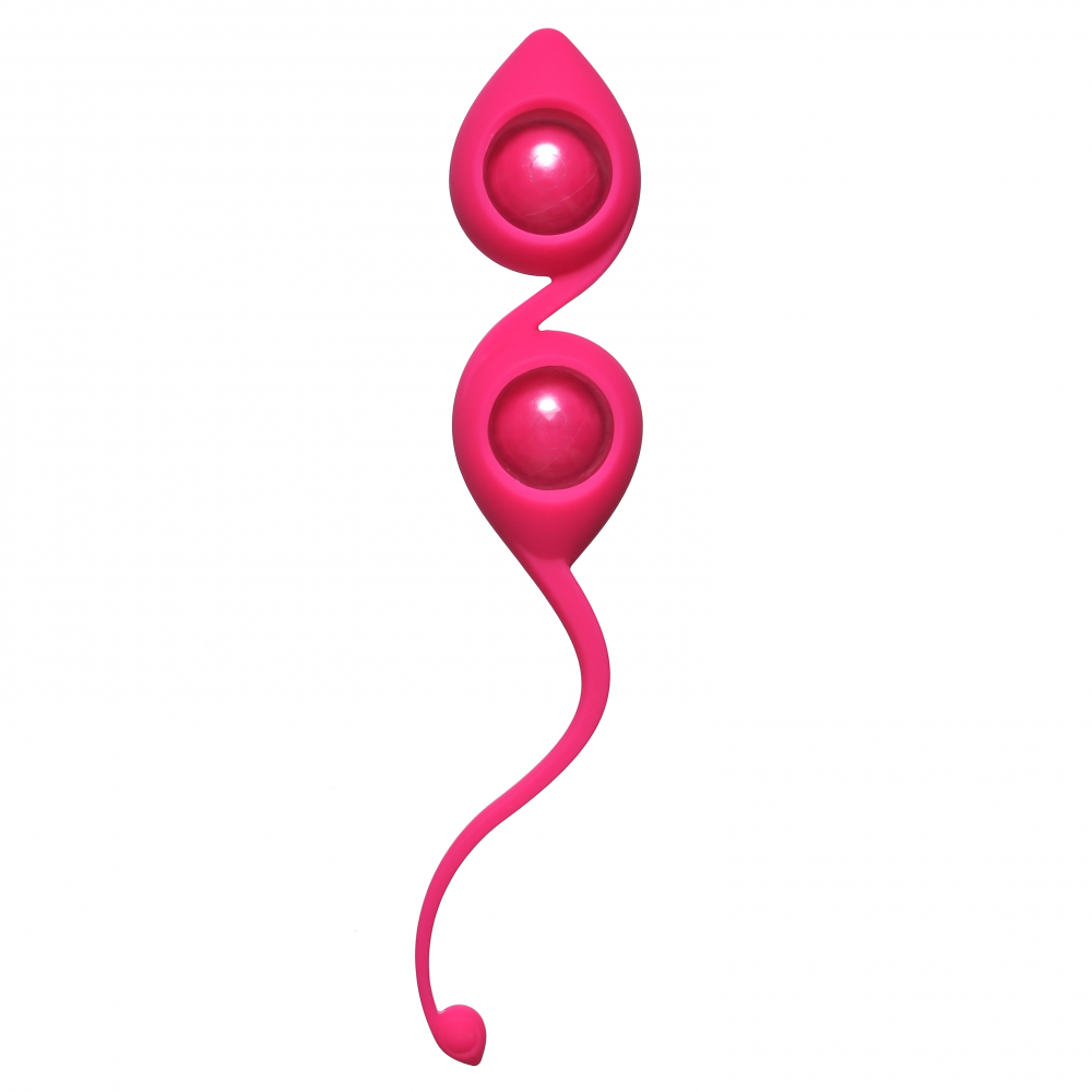 Вагинальные шарики  EMOTIONS GI-GI PINK, силикон, розовые, 3,5 см