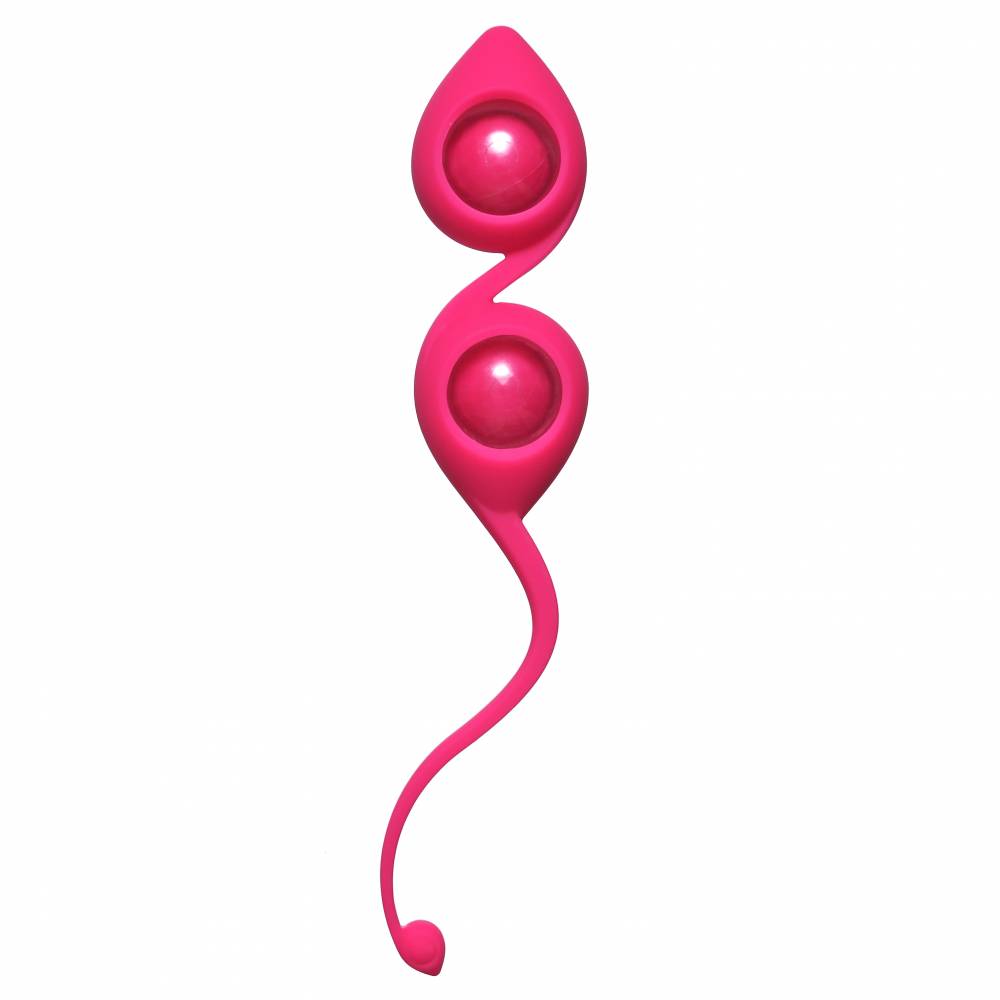 Вагинальные шарики  EMOTIONS GI-GI PINK, силикон, розовые, 3,5 см