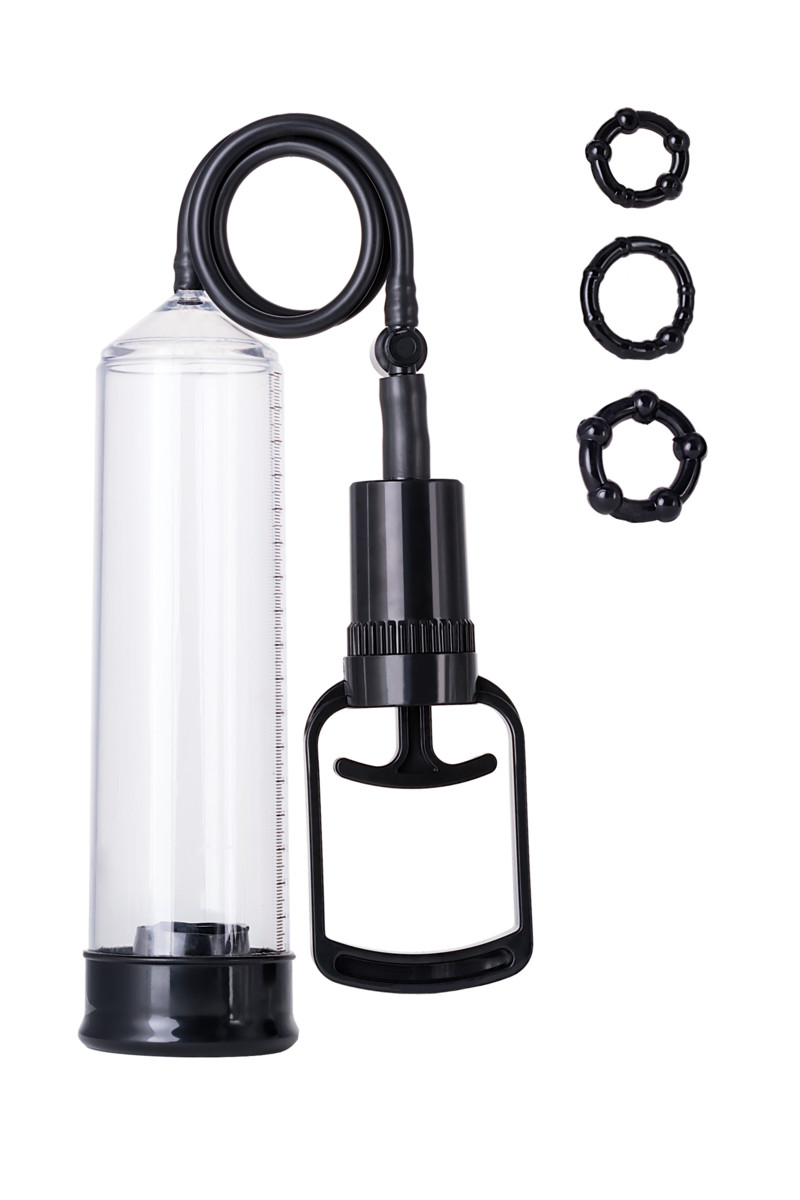 Помпа вакуумная A-TOYS Vacuum pump, черная, 23,5х5,6 см