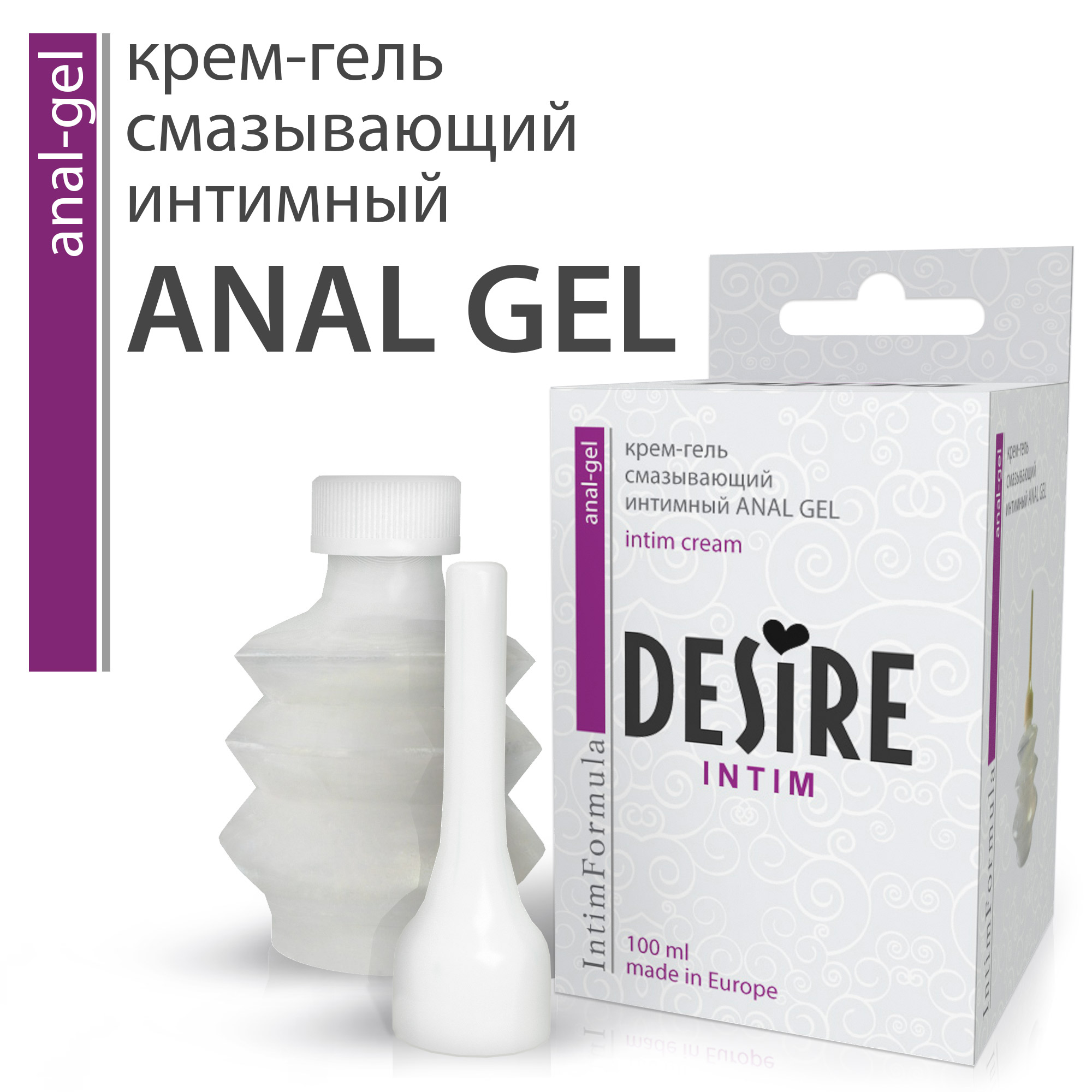 Крем-гель обезболивающая для анального секса DESIRE ANAL, 100 мл