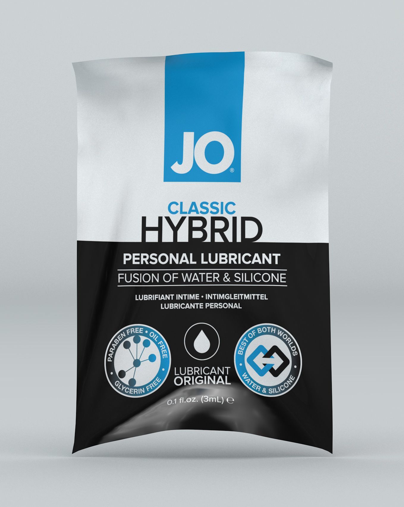 Лубрикант-пробник на водно-силиконовой основе System JO Hybrid Lubricant, 3 мл