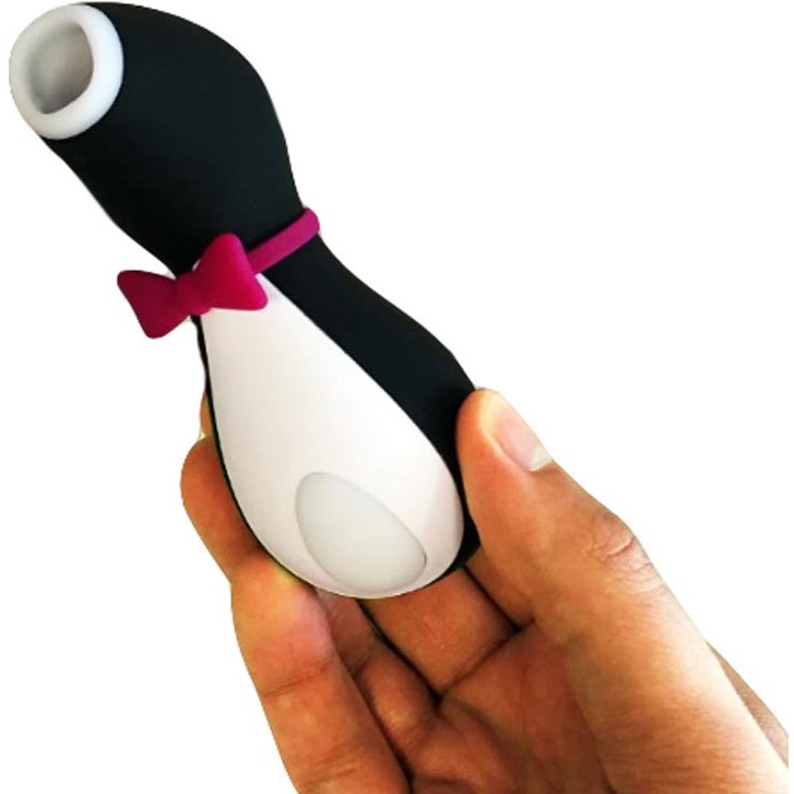   Бесконтактный стимулятор клитора  SATISFYER PRO  PENGUIN ПИНГВИН  Next Generation перезаряжаемый, 11 программ, ABS-пластик, силикон