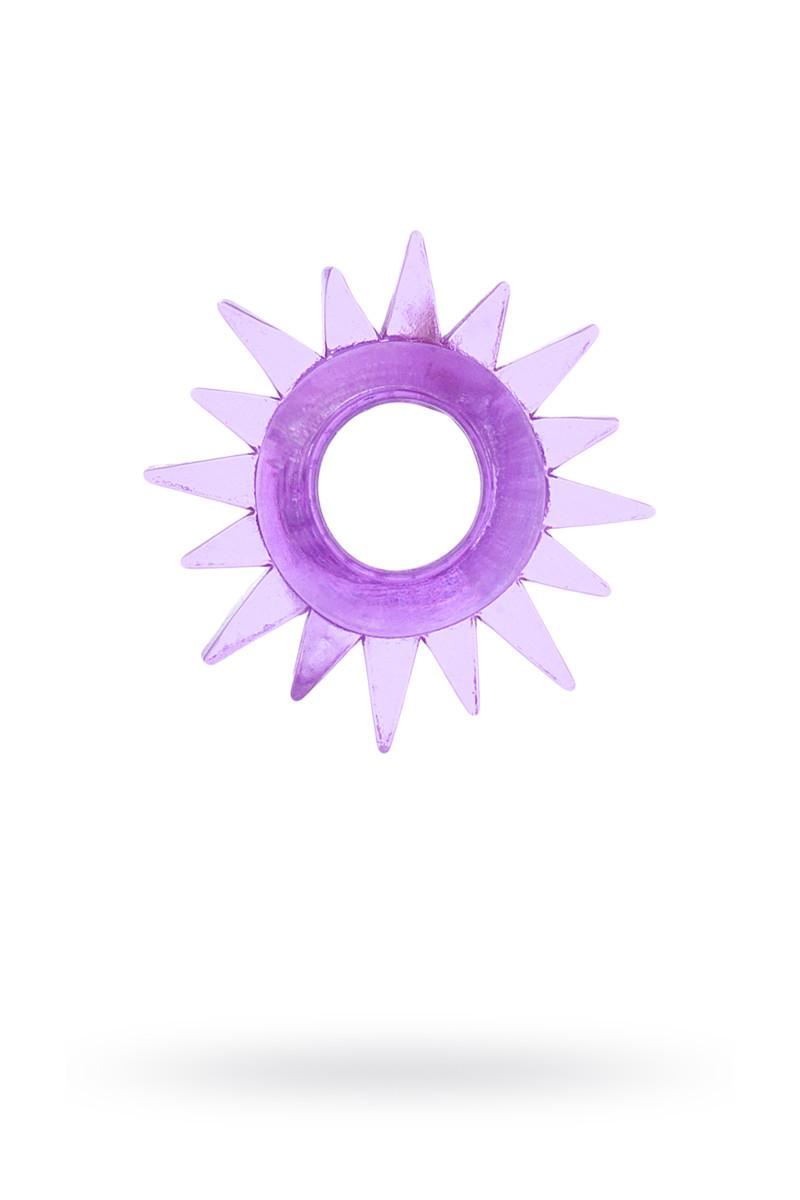 Эрекционное кольцо TOYFA, термопластичный эластомер, фиолетовое, 3,5 см