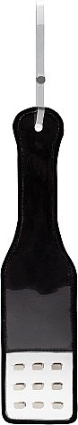 АКЦИЯ 20% Пэдл BAD ROMANCE BLACK с металлическими заклепками, прозрачный/черный ПВХ, 31,5х8 см