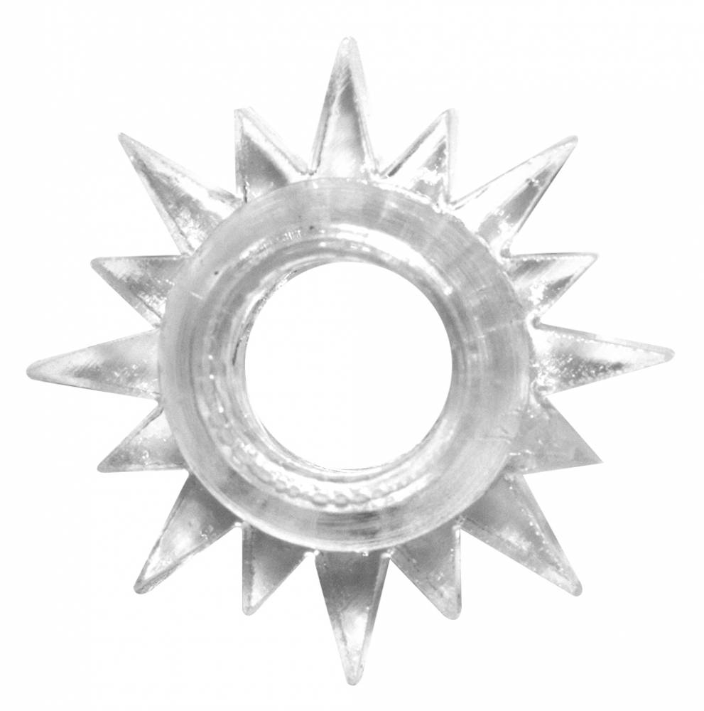 Эрекционное кольцо RINGS GEAR WHITE, TPR, прозрачное, 4,5 см Эрекционное кольцо RINGS GEAR WHITE, TPR, прозрачное, 4,5 см