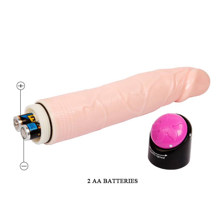 Многоскоростной Вибратор-Ротатор с вращением REALISTIC COCK VIBE, ТПР, 23,5х3,5 см  