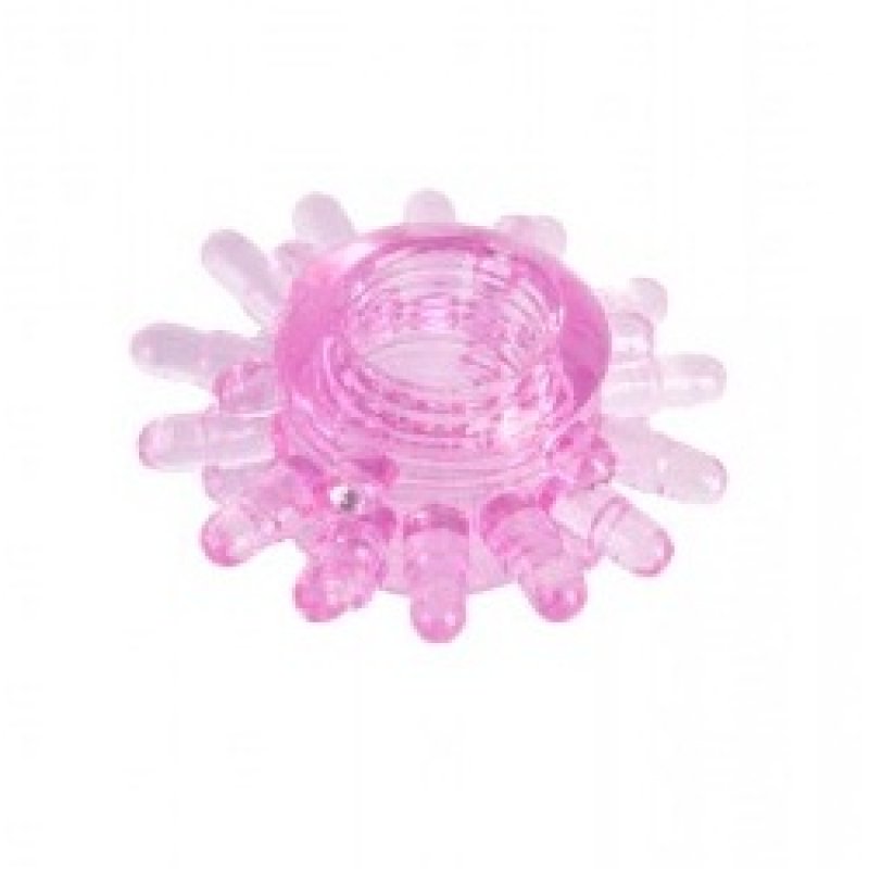 Кольцо эрекционное гелевое розовое/прозрачное, 1,5-1,8 см