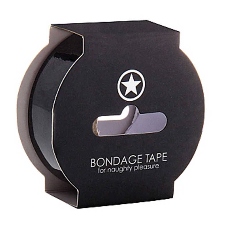 Лента для связывания NON STICKY BONDAGE TAPE BLACK черная,17,5 м Лента для связывания NON STICKY BONDAGE TAPE BLACK черная,17,5 м