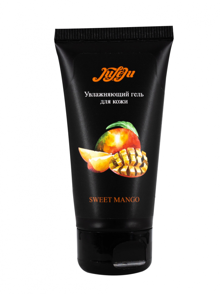 Съедобный натуральный гель  JULEJU SWEET MANGO, вкус МАНГО, 60 гр