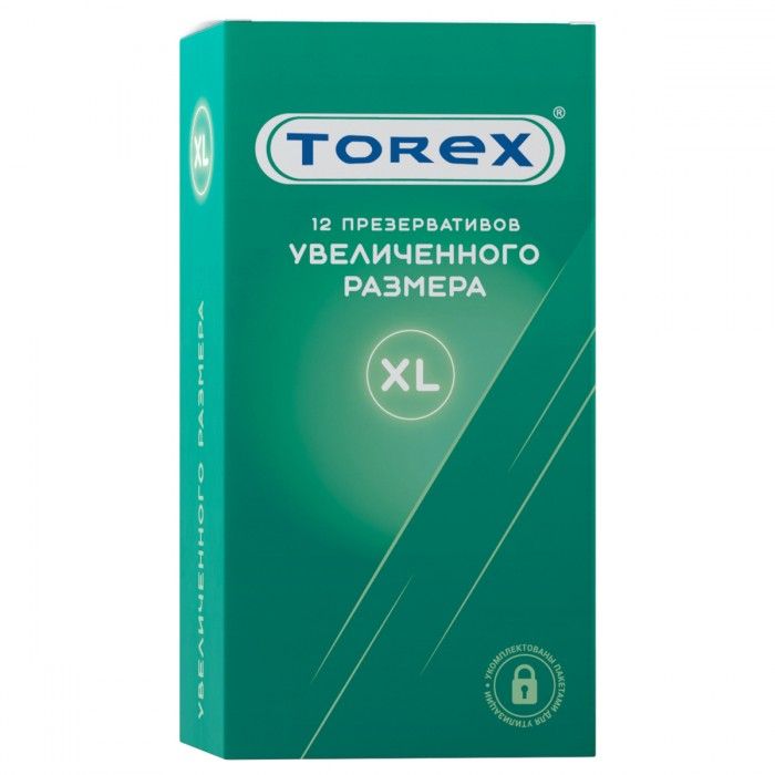 Презервативы TOREX увеличенного размера,12 шт.
