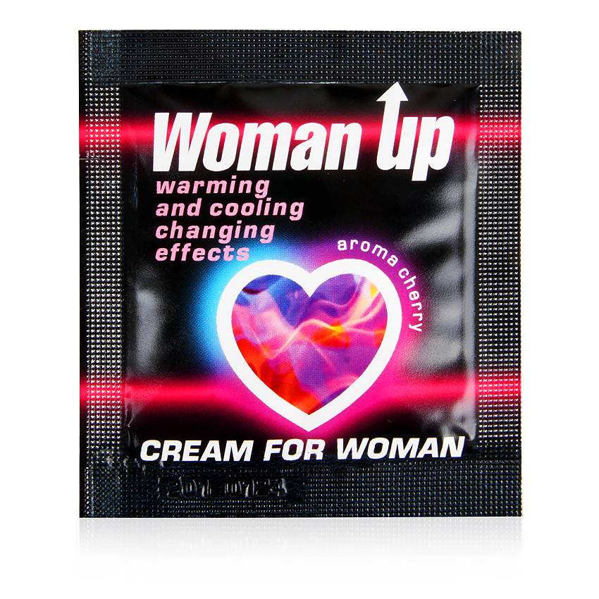 Крем WOMAN UP для женщин возбуждающий, с ароматом вишни, саше, 1,5 гр