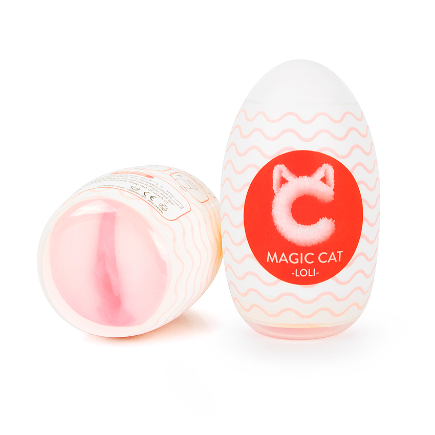 Мастурбатор-вагина LOLI MAGIC CAT, soft силикон, внутренний натуральный рельеф, 10,6х 6,2 см